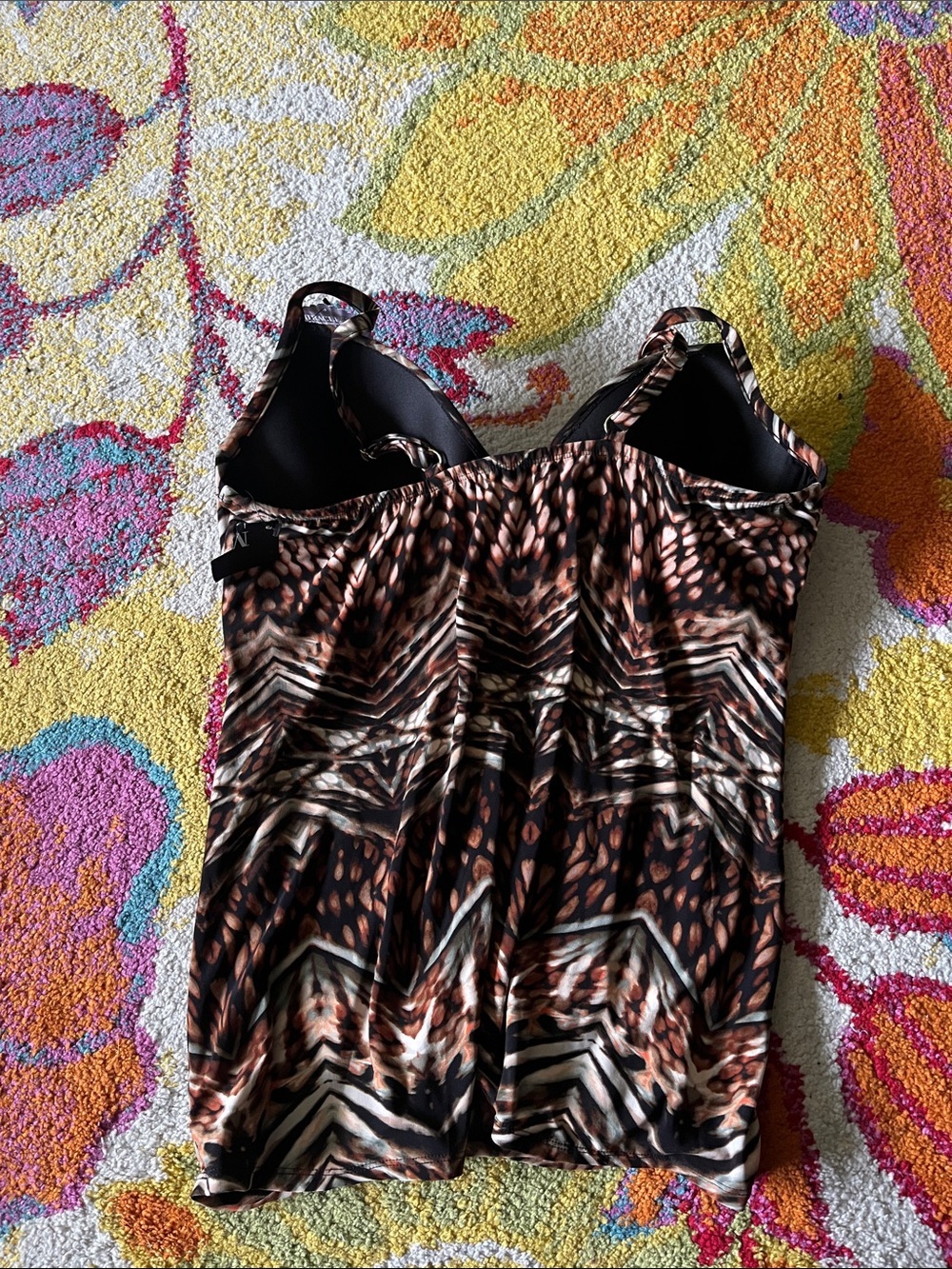 NWT MIRACLESUIT TIGER GALA TANKINI SWIM TOP SIZE 14 - Picture 7 of 7